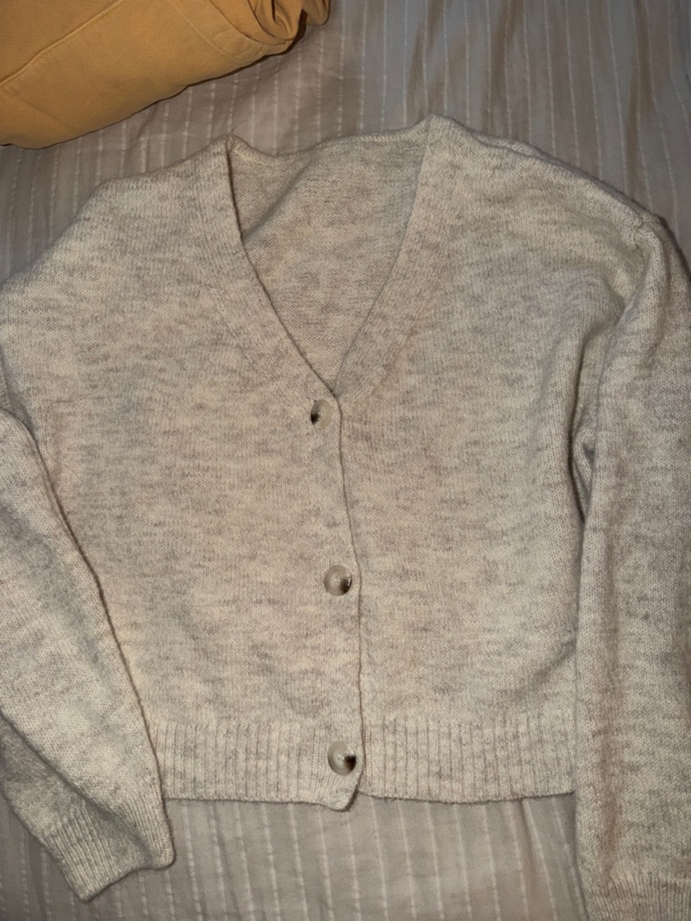 Cropped Women's Sweater and Skirt Cardigan SET
